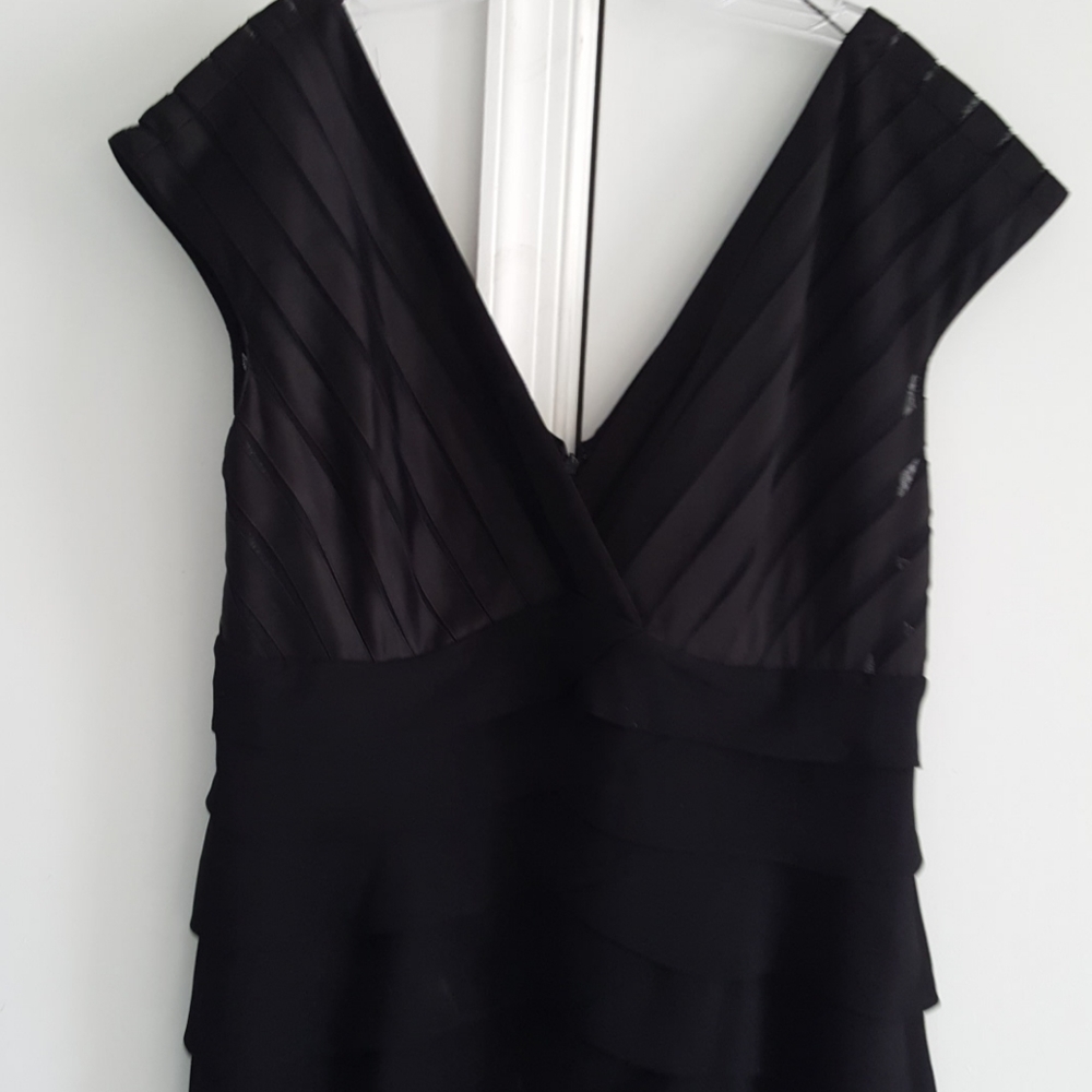 Adrianna Papell Black cocktail dress